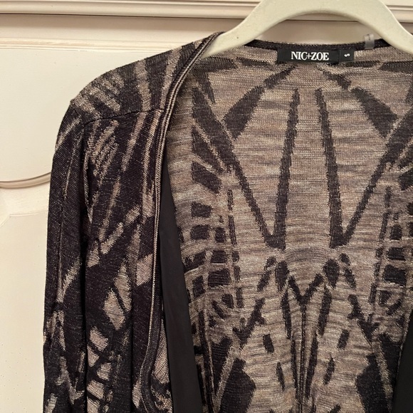 Nic +Zoe Drape Cardigan - Picture 2 of 5